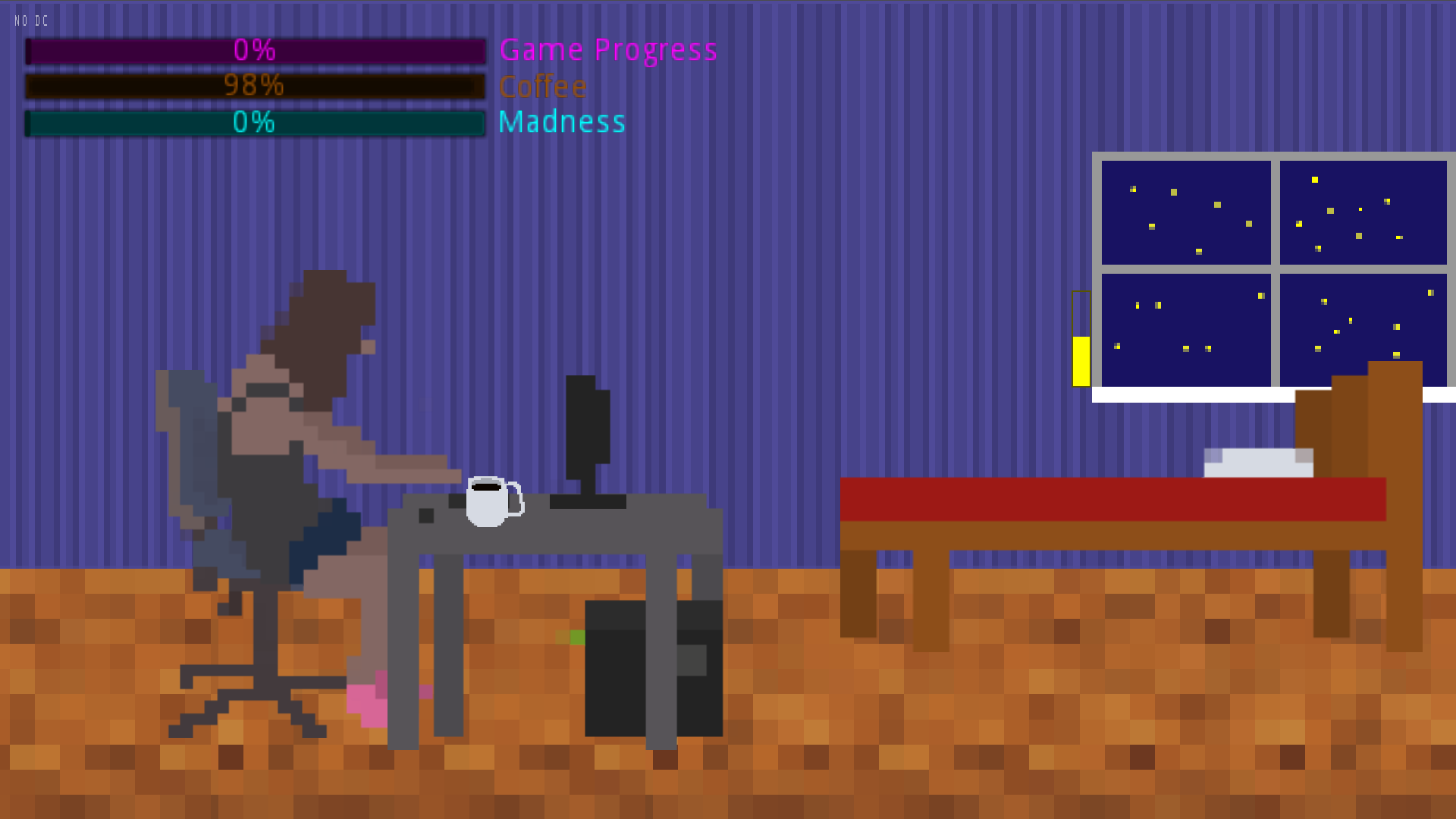 A screenshot of my game - Game Jam Simulator